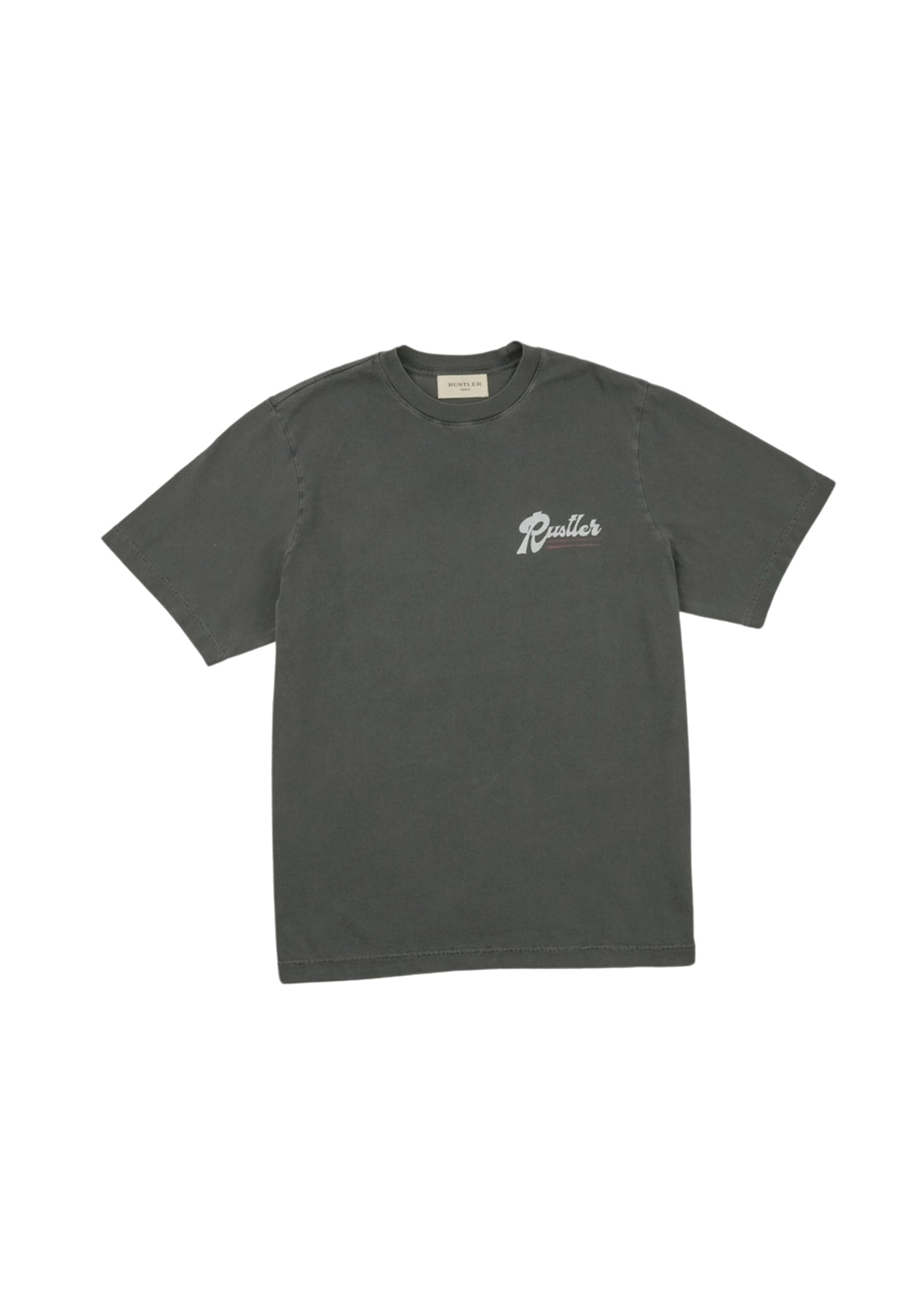 Western Doodle Tee- Washed Black