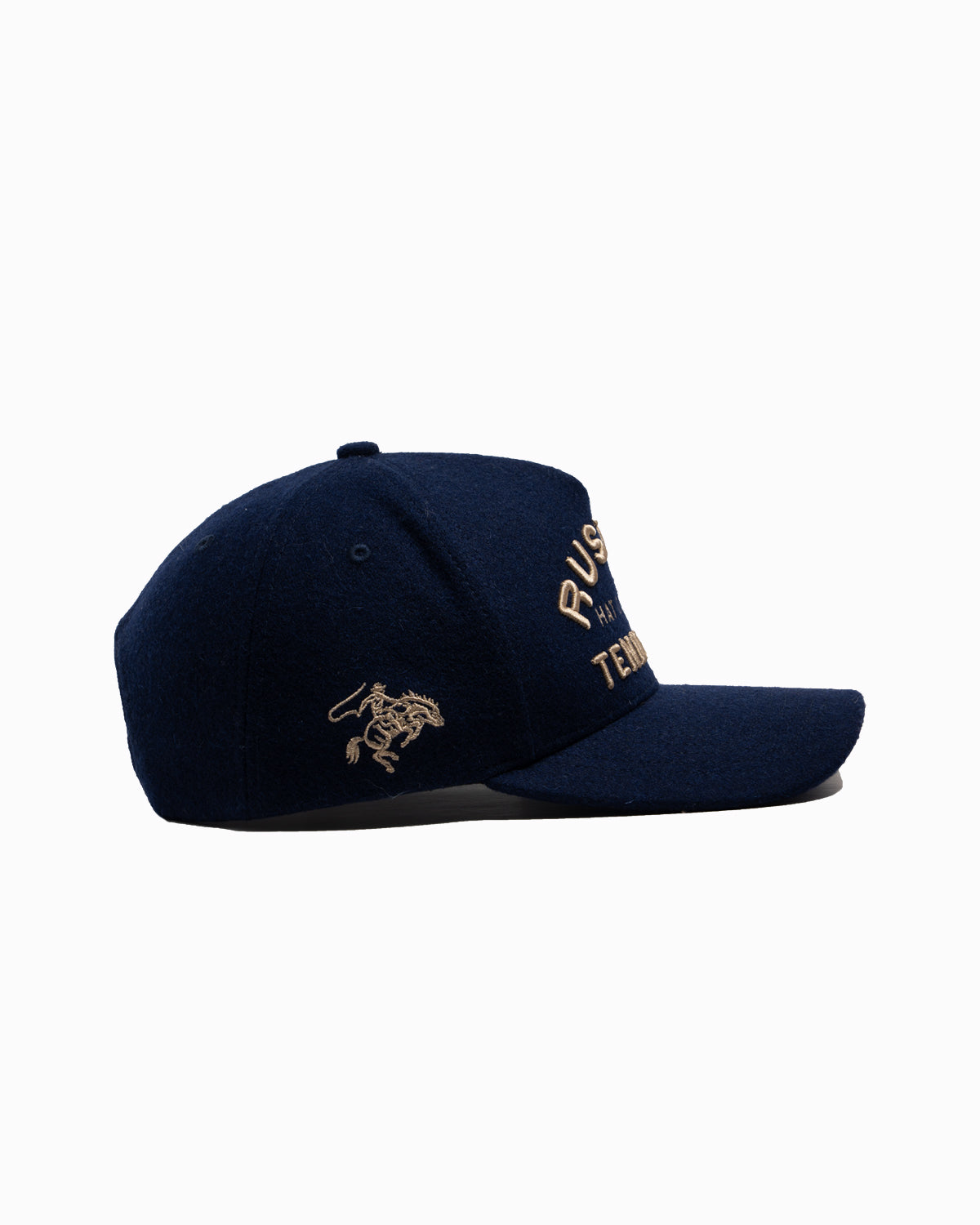 Navy Wool Rustler Trucker Hat