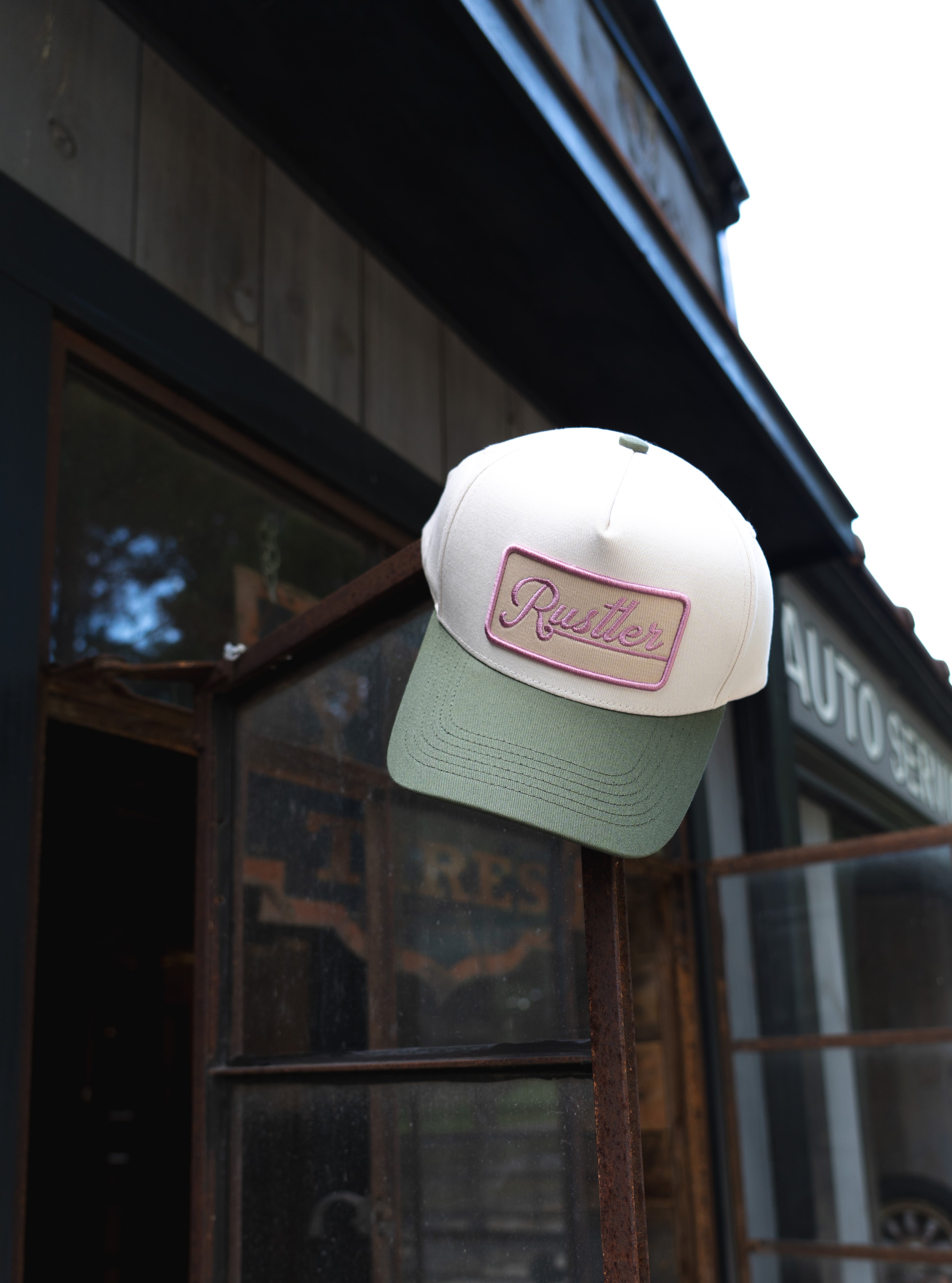 Pink Rustler Patch Hat