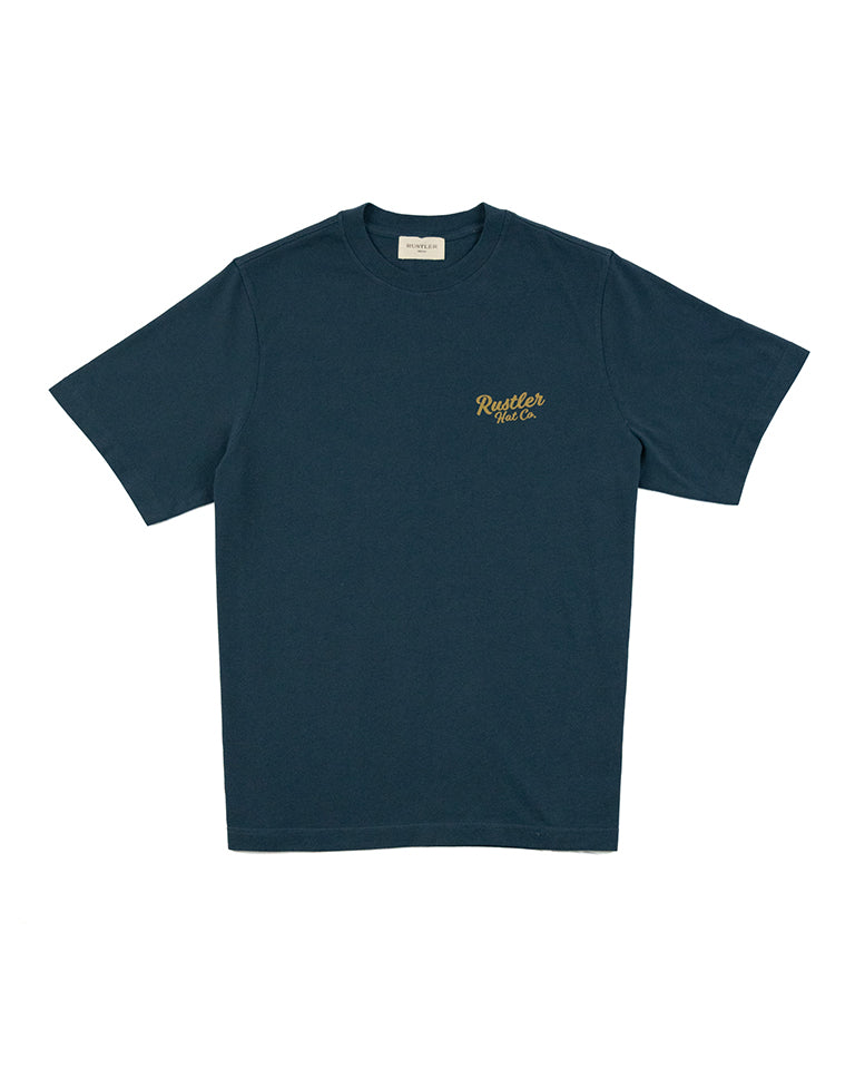 Navy Rustler Rodeo Tee