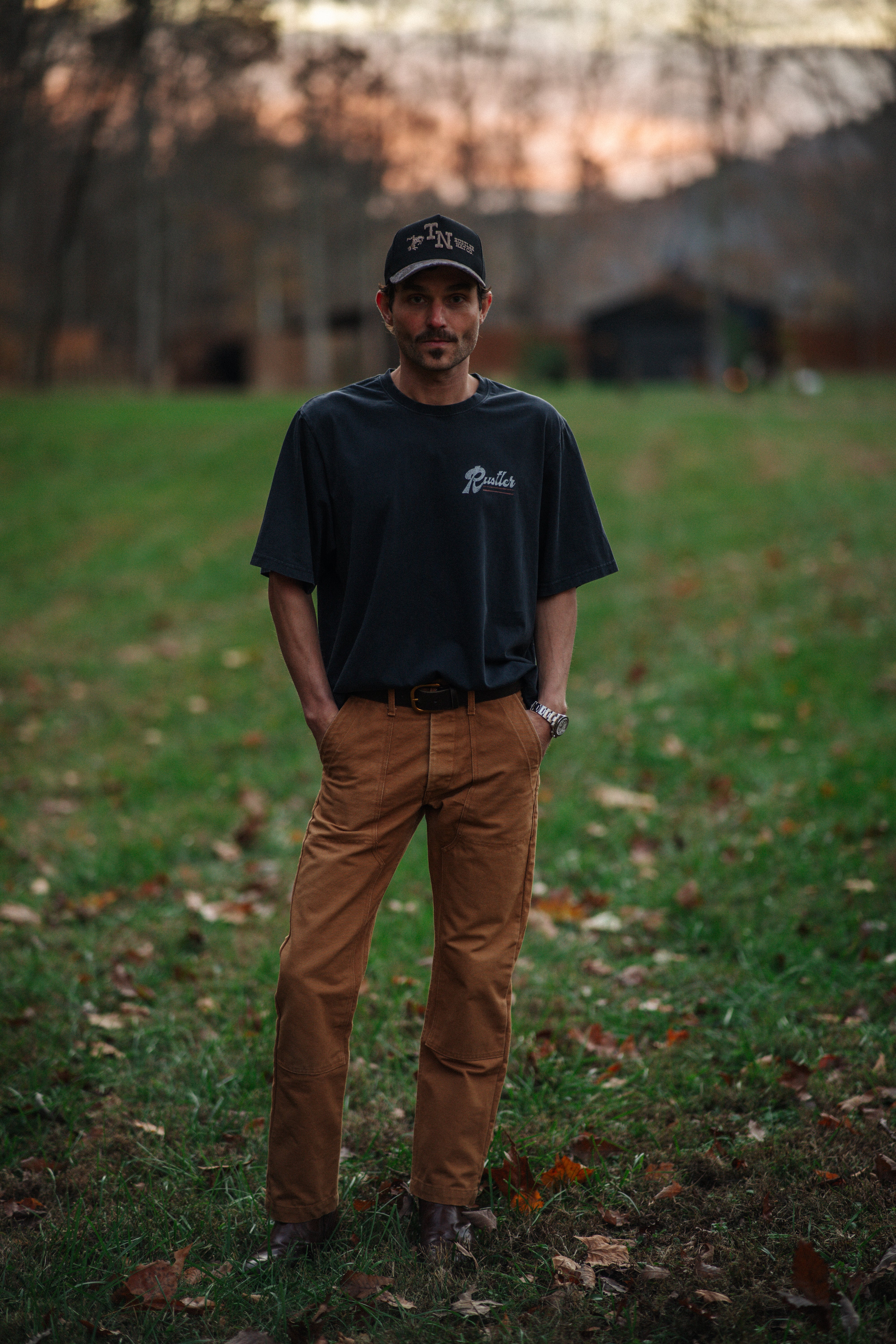 Black Tennessee Camo Trucker Hat