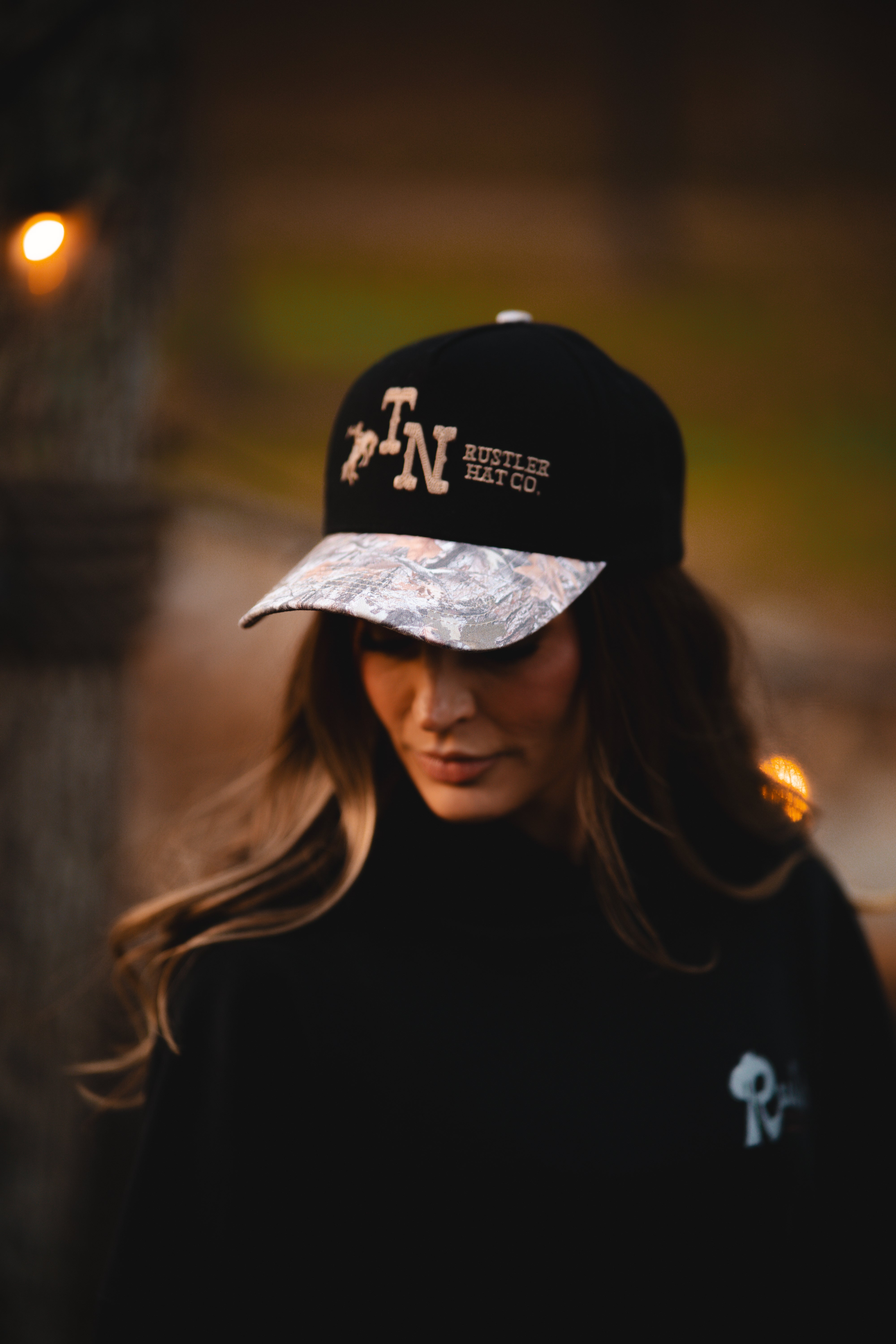 Black Tennessee Camo Trucker Hat