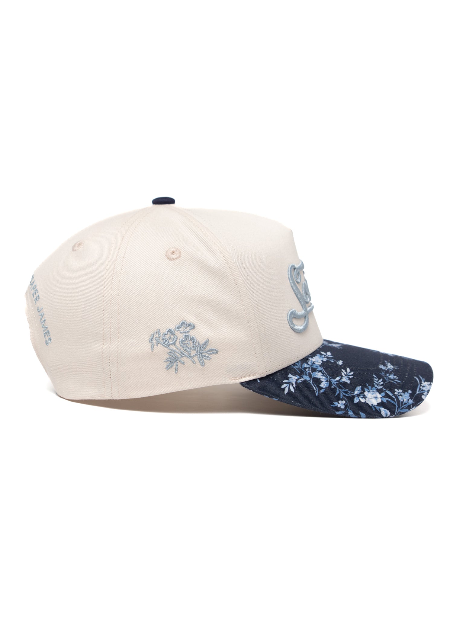 Navy Floral Southern Hat Rustler Hat Co. X Draper James