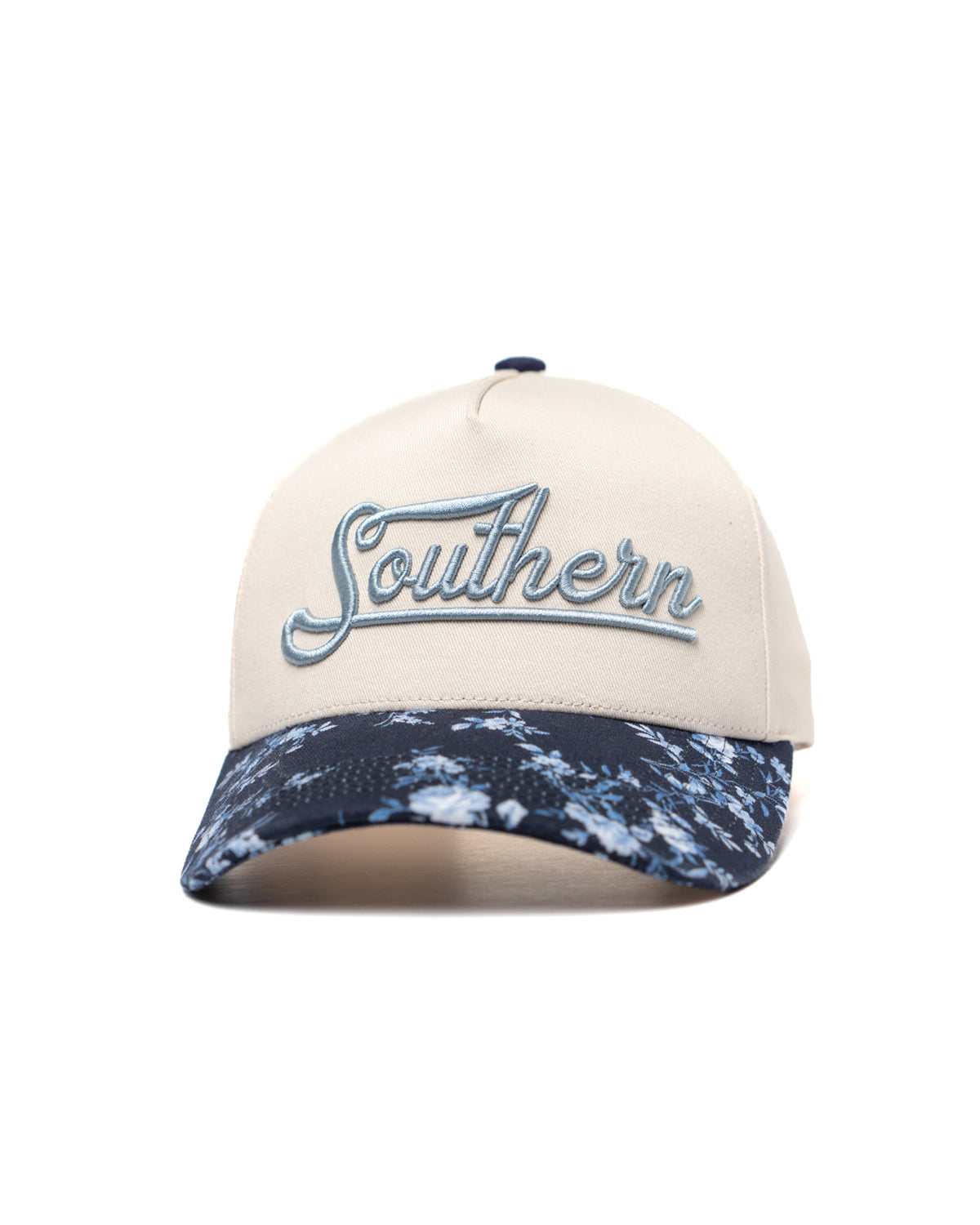 Navy Floral Southern Hat Rustler Hat Co. X Draper James display picture 3