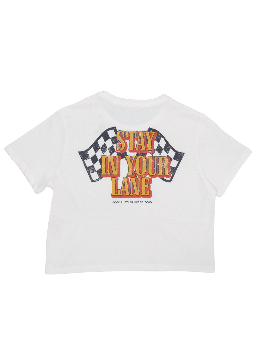 Stay In Your Lane Cropped Tee