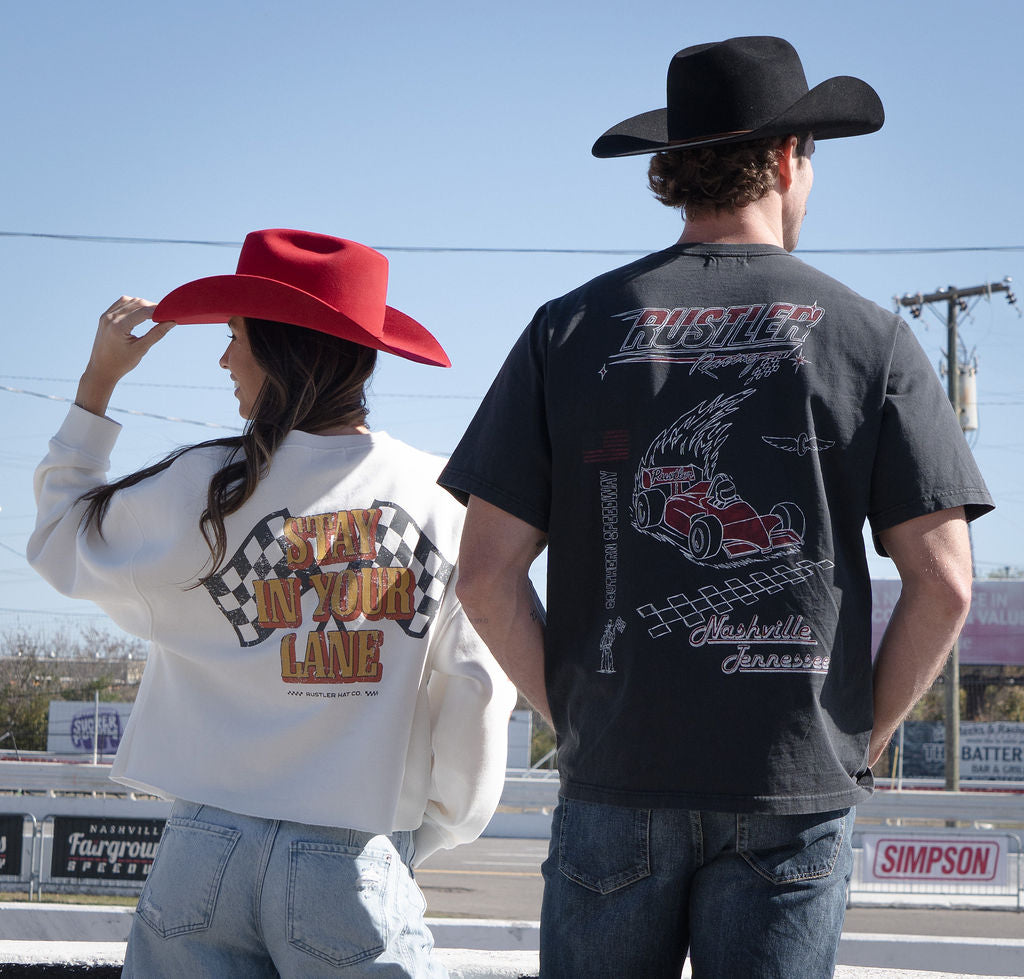 Stay In Your Lane Cropped Crew