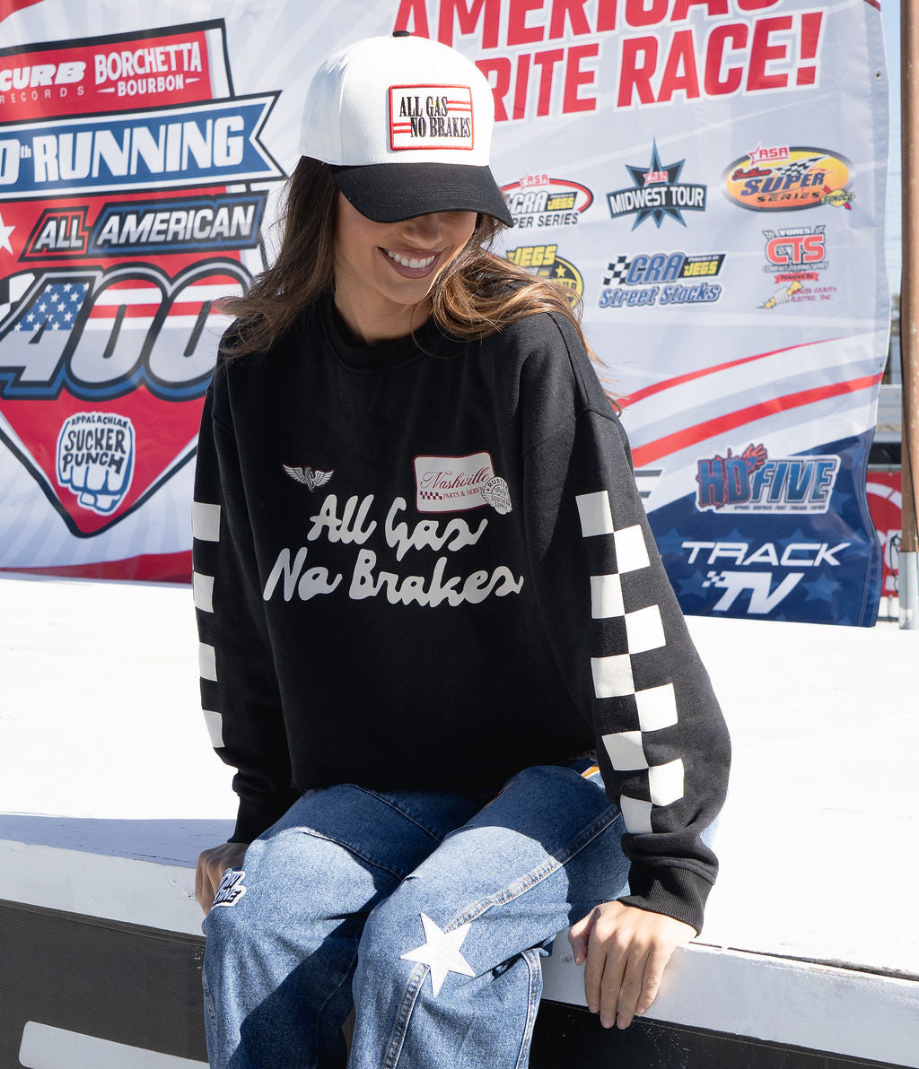 All Gas No Brakes Cropped Crew