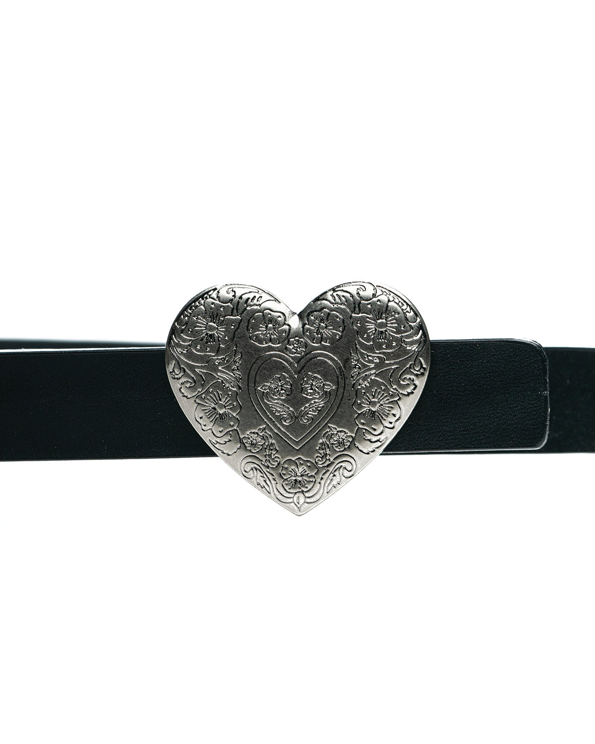 Leather Heart Belt