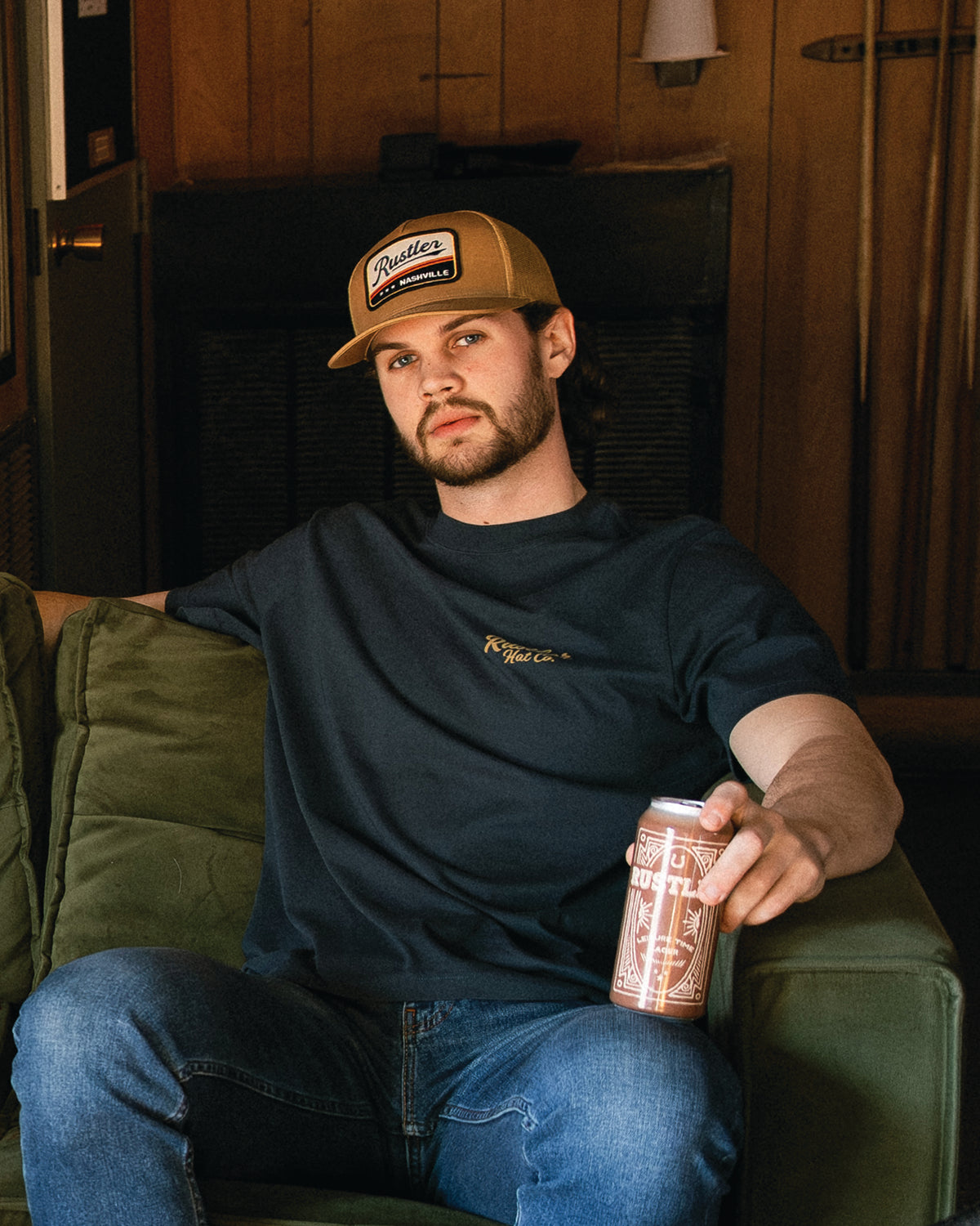 Navy Rustler Rodeo Tee