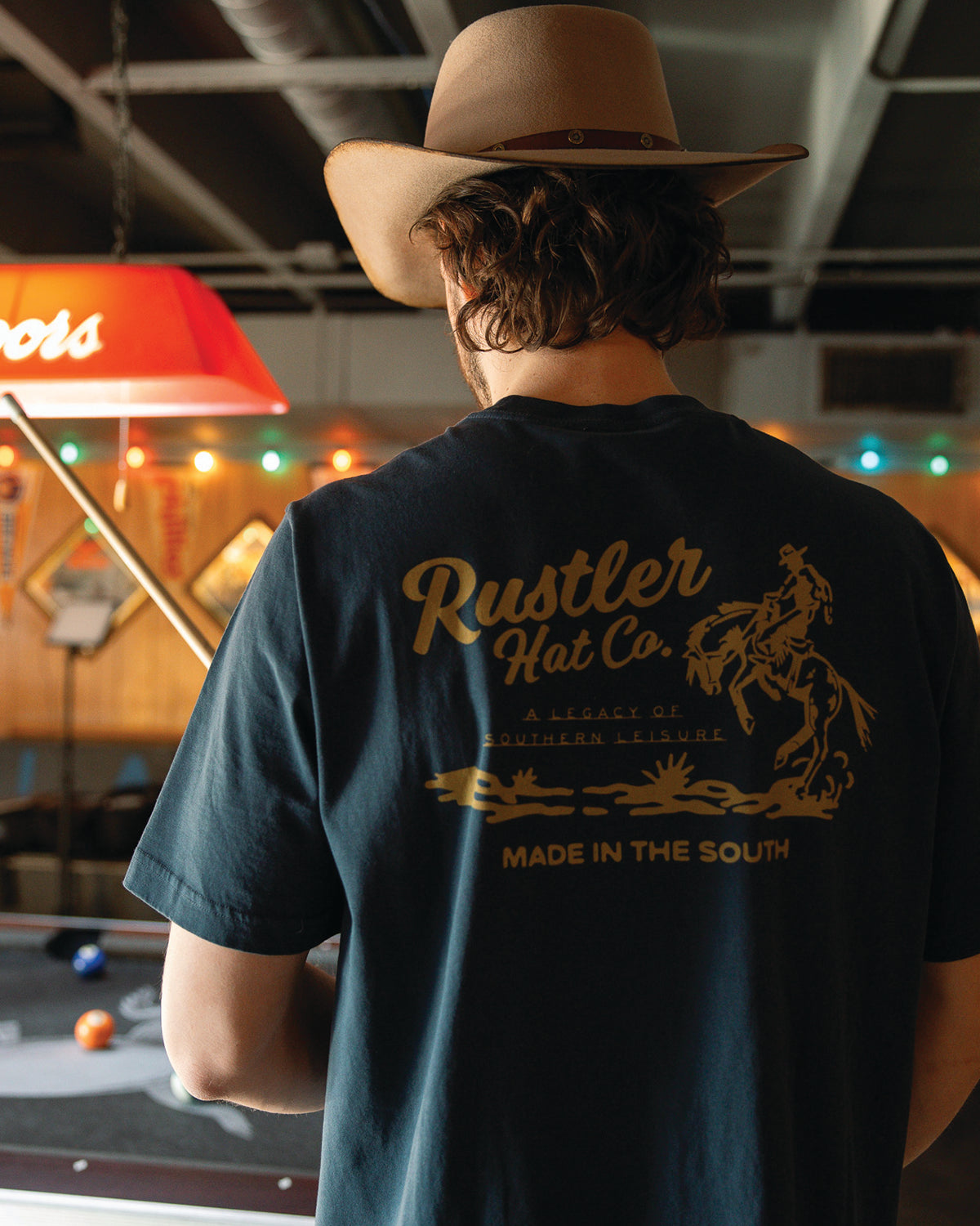Navy Rustler Rodeo Tee