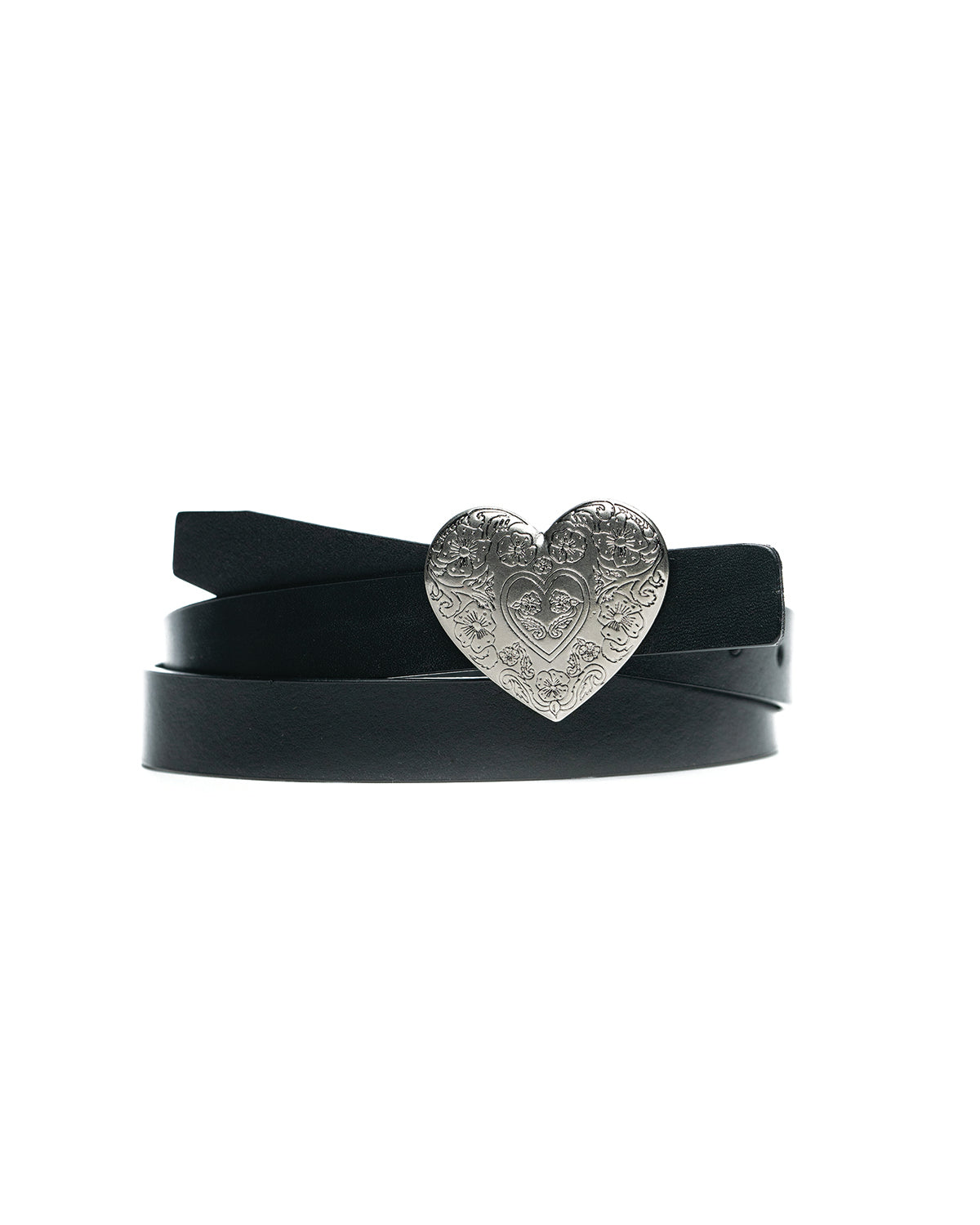 Leather Heart Belt