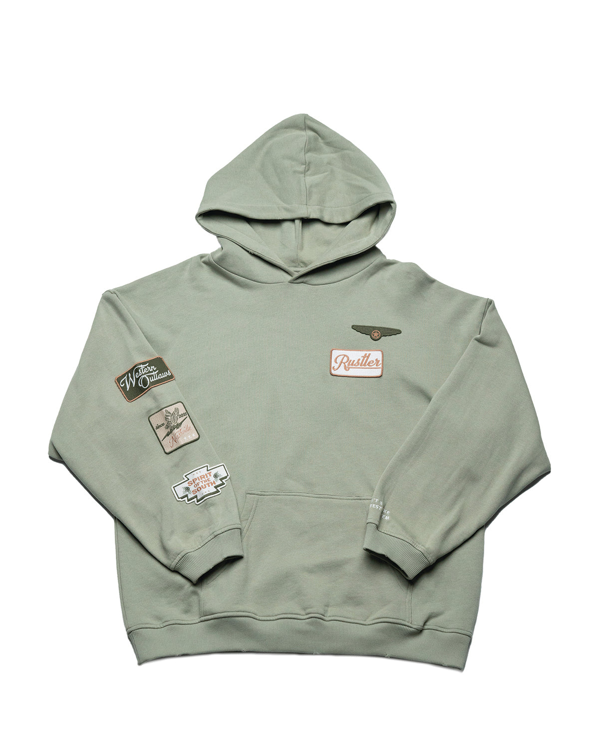 Sage Patch Pullover Hoodie