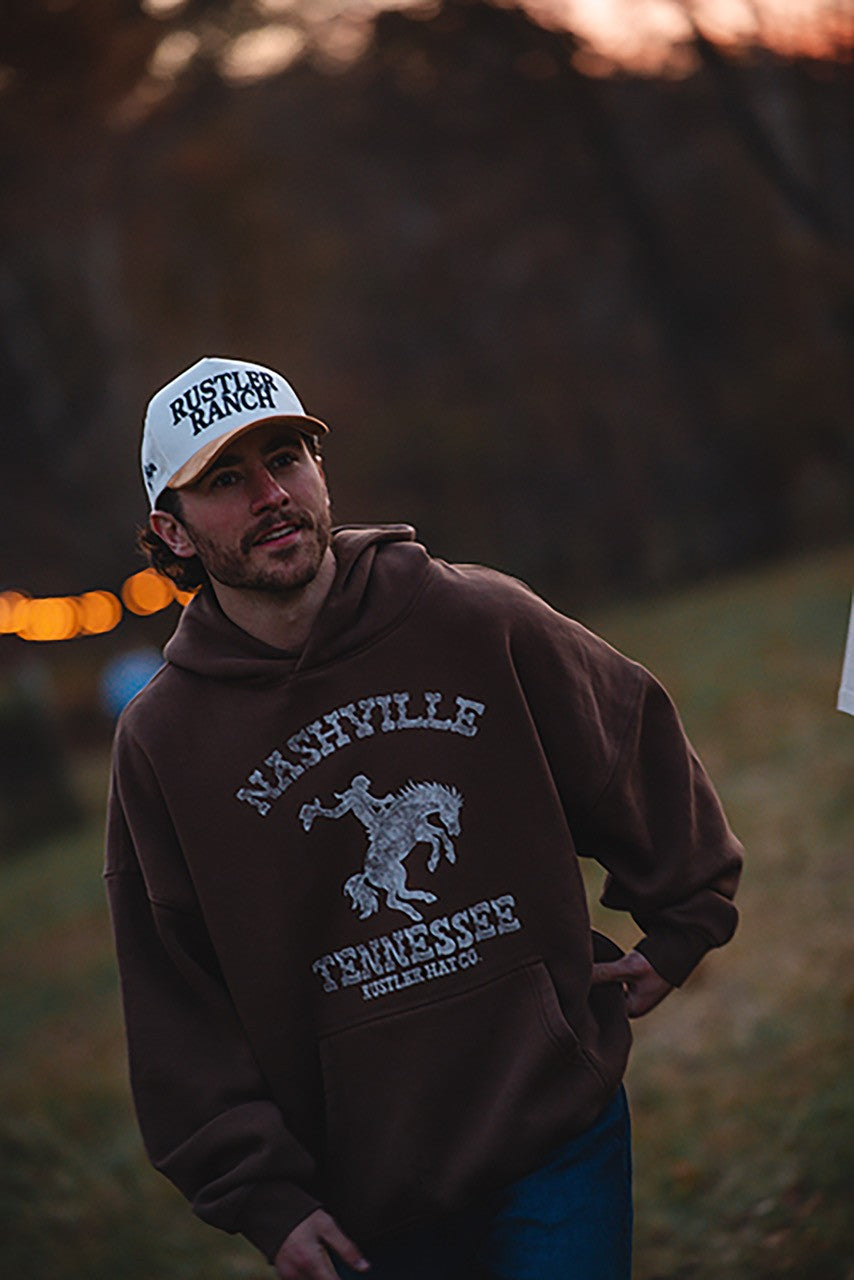 Rustler Ranch Suede Trucker Hat