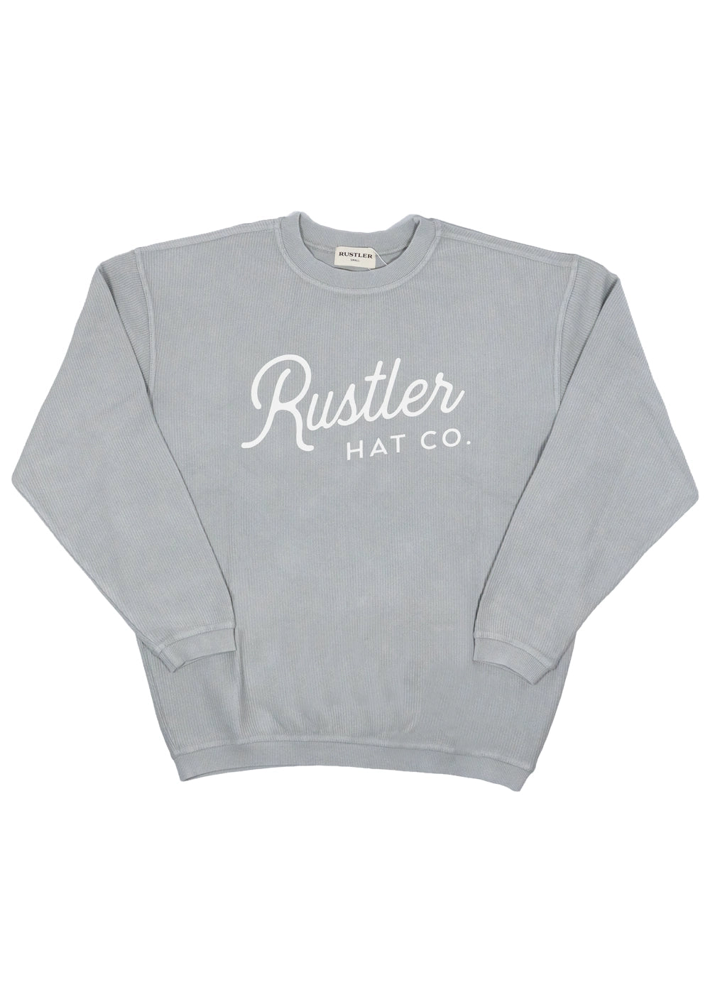 Gray Sky Corded Crew Sweatshirt