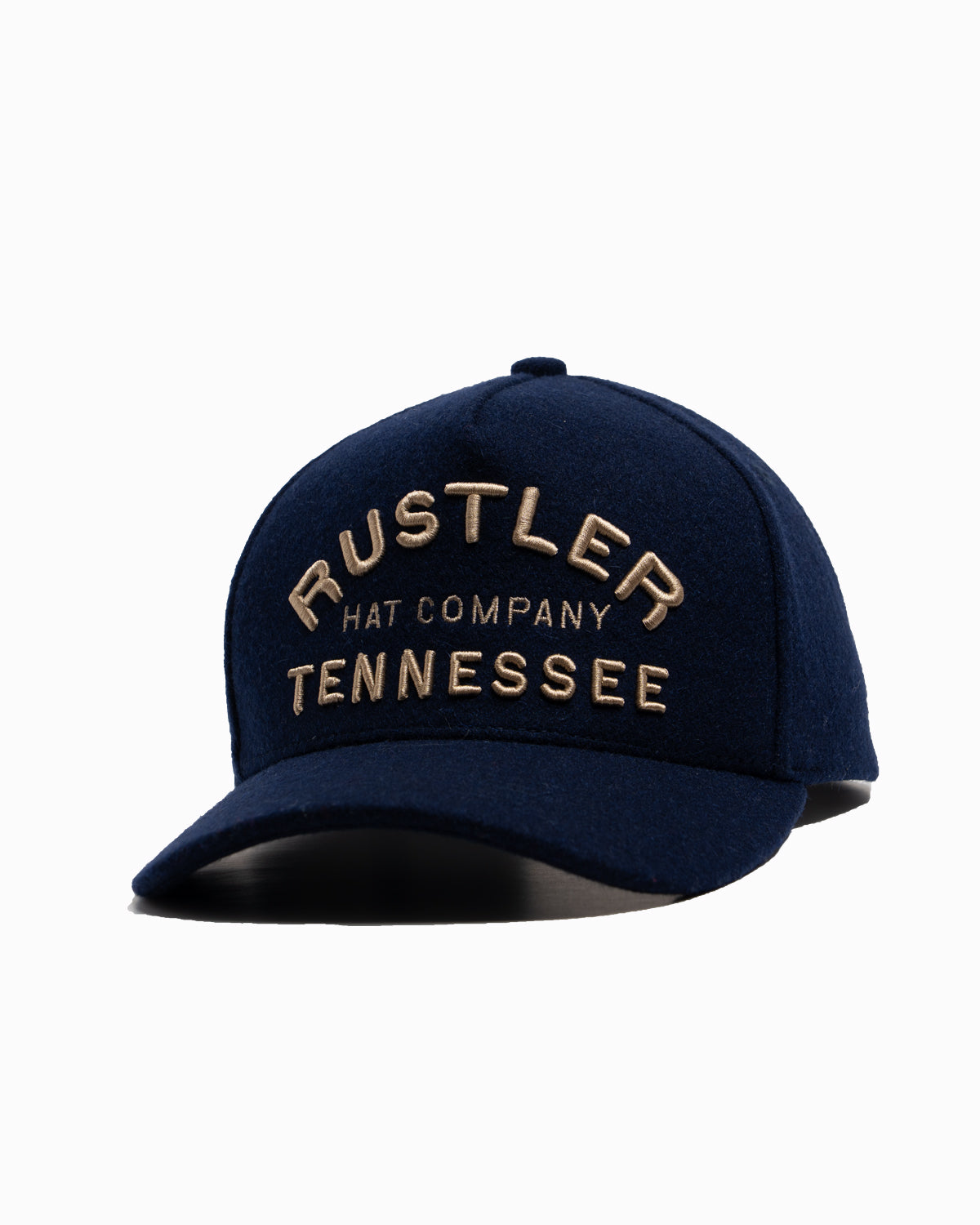 Navy Wool Rustler Trucker Hat