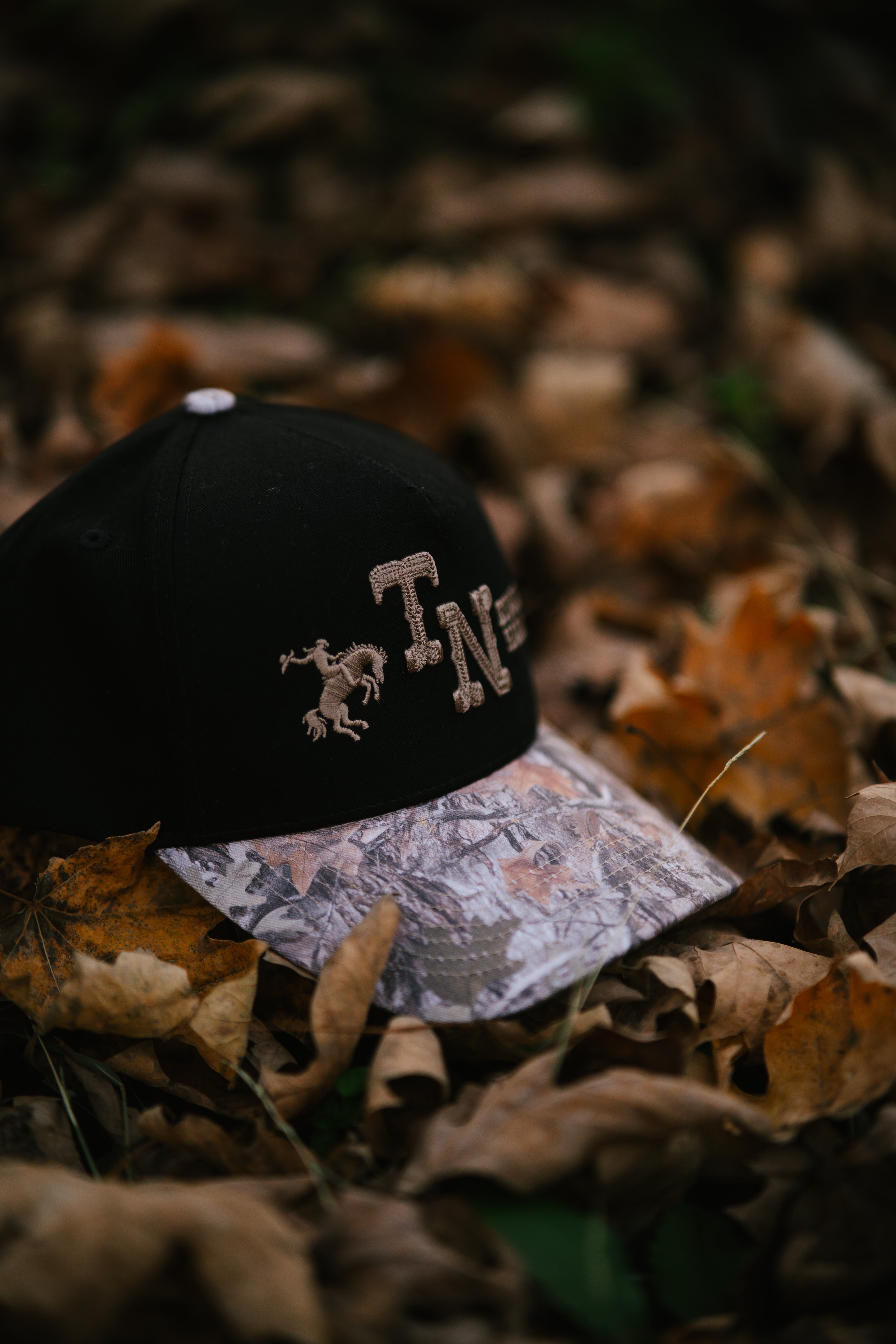 Black Tennessee Camo Trucker Hat
