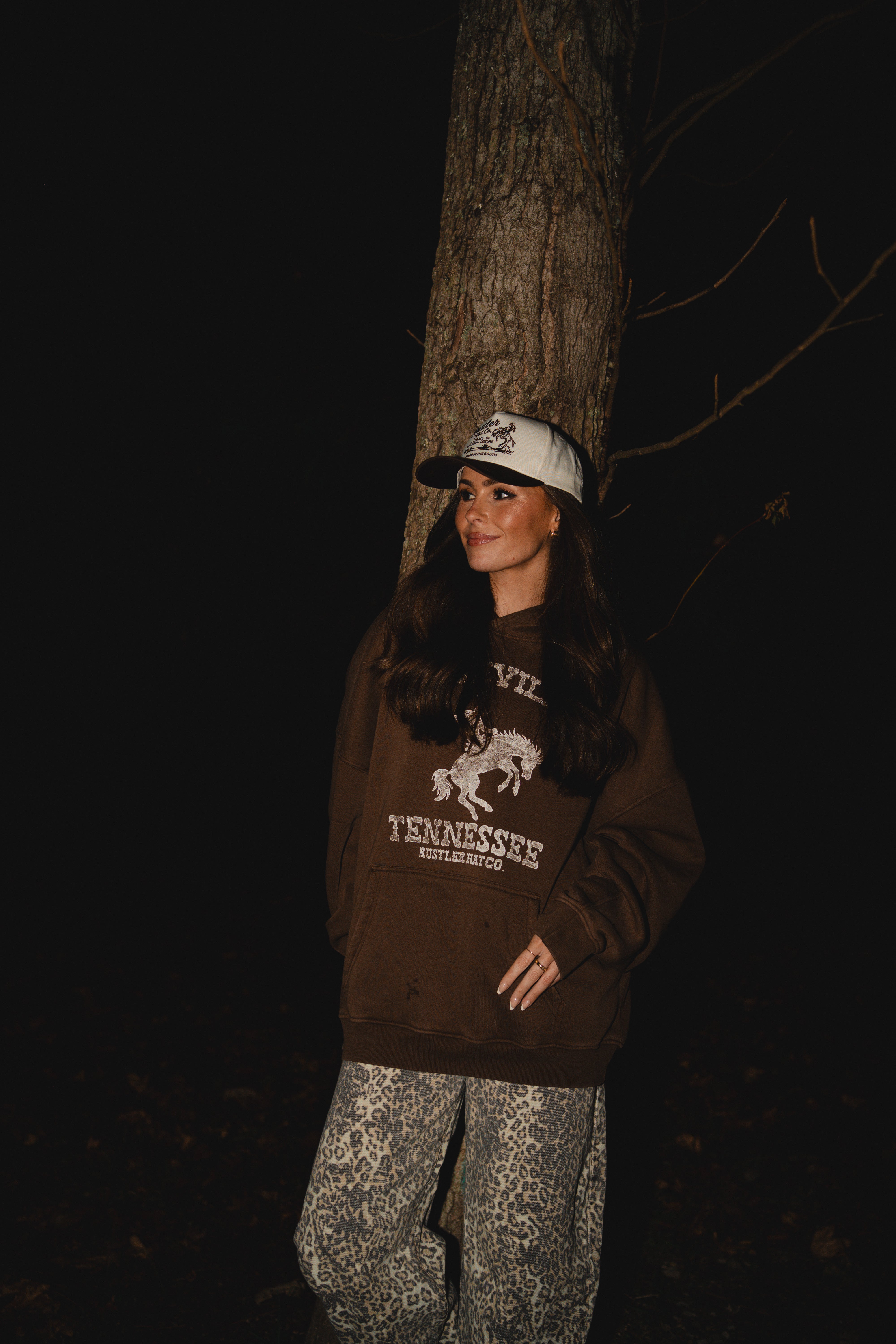 Brown Rustler Rodeo Trucker Hat