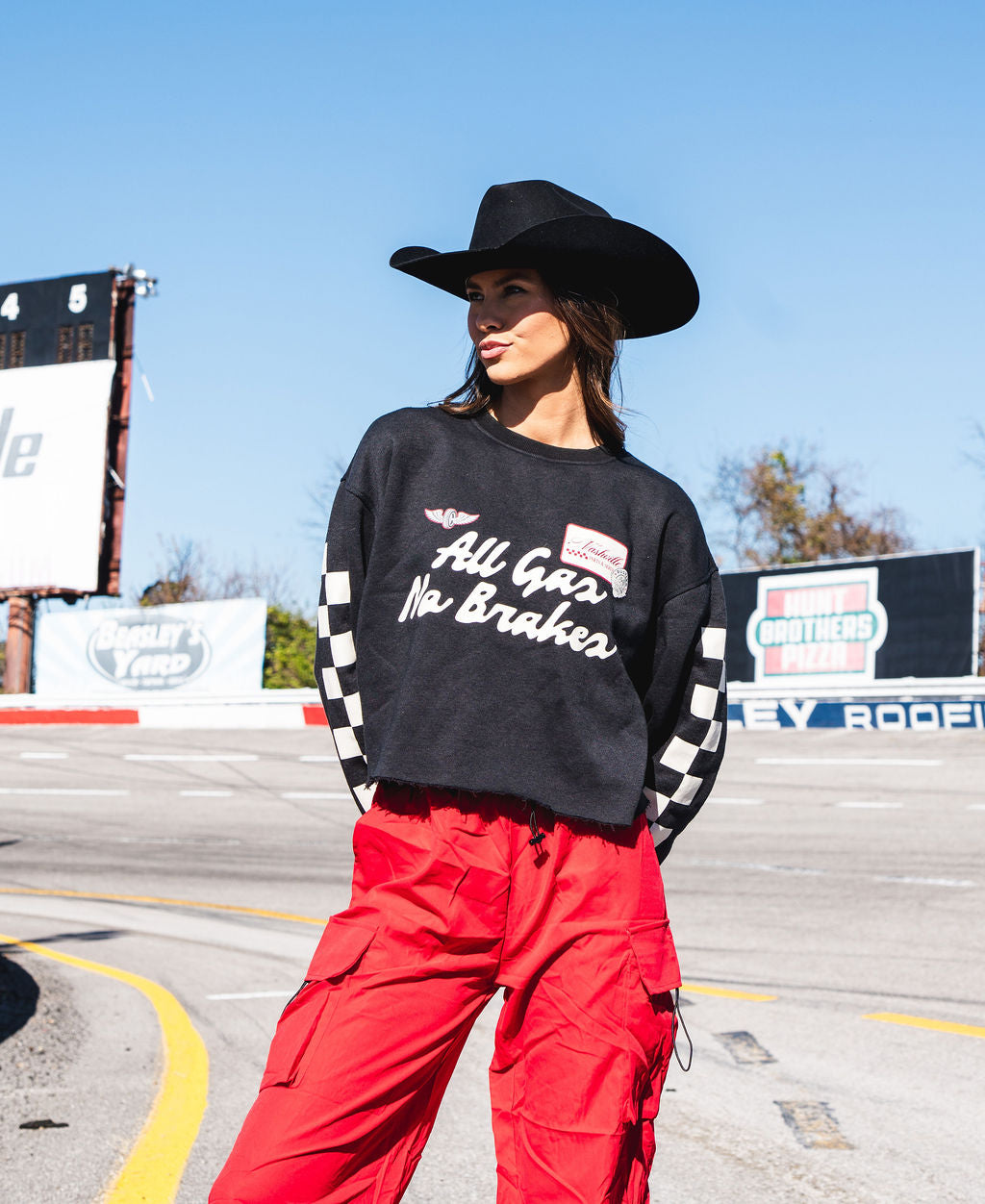 All Gas No Brakes Cropped Crew