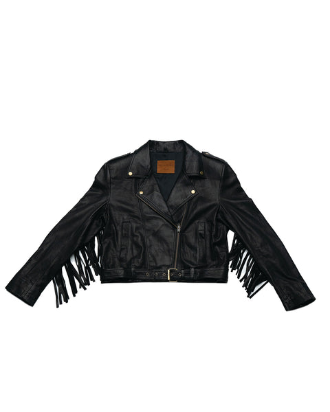Pherrow’s Black Wool Motorcycle Jacket Full-Throttle Moto-Sweater - Black – Dehen 1920